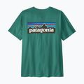 Мъжка тениска Patagonia P-6 Logo gem green 5