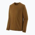 Мъжка трекинг блуза с дълъг ръкав Patagonia Cap Cool Merino Blend LS wolf brown
