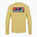 Мъжка блуза с дълъг ръкав  Patagonia Cap Cool Daily Boardshort Logo LS limestone yellow - Light Limestone yellow x-dye 2