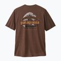 Мъжка тениска Patagonia Cap Cool Daily Great Waves berm brown - light berm brown x-dye 2