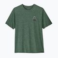 Мъжка тениска Patagonia Cap Cool Daily Great Waves canopy green - light canopy green x-dye