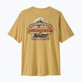 Мъжка тениска Patagonia Cap Cool Daily Great Waves limestone yellow - light limestone yellow x-dye 2