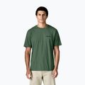 Мъжка тениска Patagonia P-6 Logo canopy green