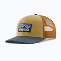 Шапка с козирка Patagonia P-6 Logo Trucker Hat lynx tan