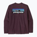 Мъжка блуза с дълъг ръкав  Patagonia P-6 Logo Responsibili berry fig 2