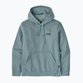 Мъжки суичър Patagonia P-6 Label Uprisal Hoody в цвят синя салвия