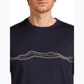 Мъжка тениска Icebreaker Merino 150 Tech Lite Mountain Pulse midnight navy 4