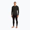 Мъжка термоактивна блуза icebreaker Merino 200 Oasis Crewe Snow Day black/peridot/aop 2