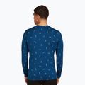 Мъжка термоактивна блуза с дълъг ръкав icebreaker Merino 200 Oasis Crewe Snow Day atlantis/topaz/aop 3