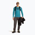 Мъжки Icebreaker Merino 200 Oasis Crewe Elevation Line топаз термален дълъг ръкав 4