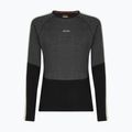 Дълъг ръкав термоактивен мъжки Icebreaker Merino 200 Oasis+ LS Crewe 0JI черен/сив меланж/неоцветен/cb 7
