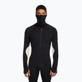 Мъжки термоактивен гащеризон icebreaker Merino 200 Oasis+ черен/неоцветен/cb 2