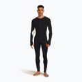 Мъжки термоактивен гащеризон icebreaker Merino 200 Oasis+ черен/неоцветен/cb 4