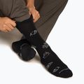 Мъжки чорапи Icebreaker Merino Ultralight Crew Camp Ess black/alloy 3