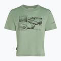 Дамска тениска icebreaker Merino 150 Tech Lite Crop The Climb seaglass 7