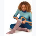 Дамски скиорски чорапи Icebreaker Merino Ski+ Light OTC Mountain Contour summit/blush/hydro 4