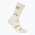 Дамски чорапи Icebreaker Merino Ultralight Crew Camp Ess ecru heather/sand