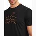 Мъжка тениска Icebreaker Merino 125 Cool-Lite Sphere Tee Across The Peaks black 5