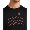 Мъжка тениска Icebreaker Merino 125 Cool-Lite Sphere Tee Across The Peaks black 6