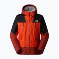 Мъжко яке за дъжд The North Face Signal 2.5L Dryvent lava red/iron clay/tnf