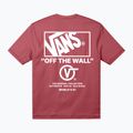 Мъжка тениска Vans Stacked Hi Tee crimson haze 2
