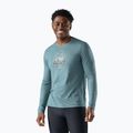Мъжка блуза с дълъг ръкав  Smartwool Wander Valley Active Long Sleeve Graphic Tee dusty tea