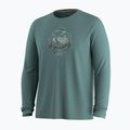 Мъжка блуза с дълъг ръкав  Smartwool Wander Valley Active Long Sleeve Graphic Tee dusty tea 3