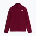 Дамски поларен суитшърт The North Face Glacier Fleece 1/4 Zip burgundy crush 4