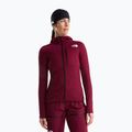 Дамски суитшърт за трекинг The North Face Summit Futurefleece Full Zip Hoodie burgundy crush