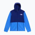 Детски поларен суитшърт The North Face Teen Glacier Full Zip Hoodie bold blue/activ blue 5