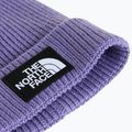 Зимна шапка The North Face Logo Box Cuffed grounded plum 2
