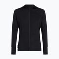 Мъжки суитшърт за трекинг Icebreaker Merino 200 Realfleece Descender Half Zip Hoodie black 10