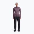 Дамски суитшърт за трекинг Icebreaker Merino 200 Realfleece Descender Half Zip Hoodie grey plum 4