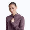 Дамски суитшърт за трекинг Icebreaker Merino 200 Realfleece Descender Half Zip Hoodie grey plum 8
