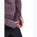 Дамски суитшърт за трекинг Icebreaker Merino 200 Realfleece Descender Half Zip Hoodie grey plum 9
