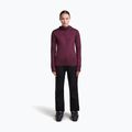 Дамски суитшърт за трекинг Icebreaker Merino 300 Realfleece Descender Zip Hoodie dark berry 2