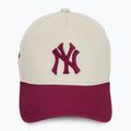 New Era WS Patch Eframe New York Yankees бейзболна шапка светло бежова 2