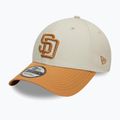 New Era WS Patch 9Forty Сан Диего Падрес бейзболна шапка светло бежова 2