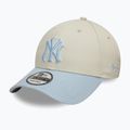 New Era WS Patch 9Forty New York Yankees бейзболна шапка светло бежова 3
