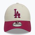New Era WS Patch 9Forty Los Angeles Dodgers бейзболна шапка светло бежова 2