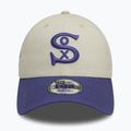 New Era WS Patch 9Forty Чикаго Уайт Сокс бейзболна шапка светло бежова 3