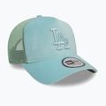 New Era Velour Trucker Los Angeles Dodgers green pstl бейзболна шапка