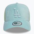 New Era Velour Trucker Los Angeles Dodgers green pstl бейзболна шапка 3