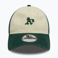 New Era 9Twenty Trucker Oakland Athletics светлобежова бейзболна шапка 3