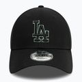 New Era Team Outline 9Forty Los Angeles Dodgers бейзболна шапка черна 2