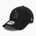 New Era Team Outline 9Forty Los Angeles Dodgers бейзболна шапка черна 3