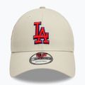 New Era Side Patch 9Forty Los Angeles Dodgers бейзболна шапка светло бежова 2