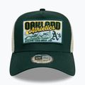 New Era MLB Patch Trucker Oakland Athletics тъмнозелена бейзболна шапка 2