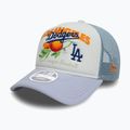 New Era Плодове Graphics Trucker Los Angeles Dodgers пастелно синя бейзболна шапка 3