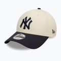 New Era Colourblock 9Forty New York Yankees бейзболна шапка светло бежова 2
